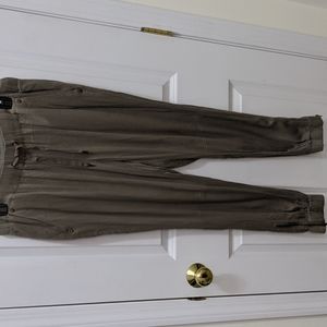 Converse Joggers w/ Pockets & Ankle Zip Olive Medium